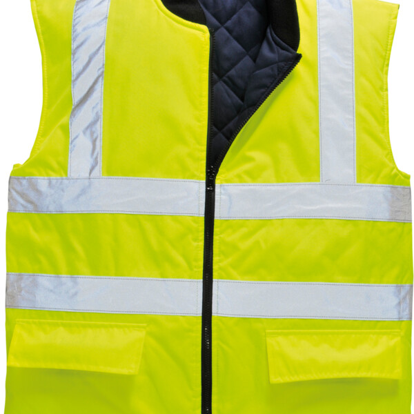 S469 - Hi-Vis Reversible Bodywarmer Thumbnail